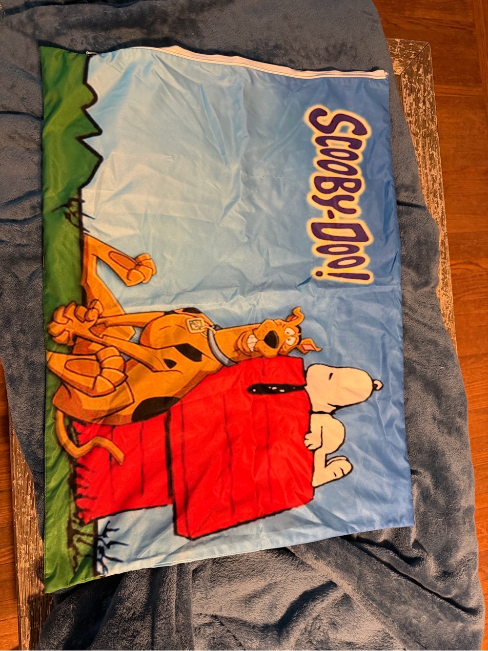 Scooby-Doo & Snoopy Double Sided Standard Pillowcase With Seamless Zip Closure